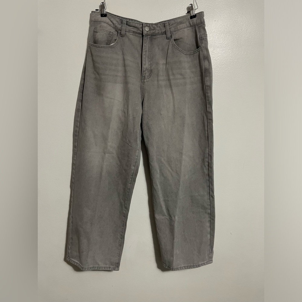 Vintage Y2K Grey Baggy Jeans Size Large/34